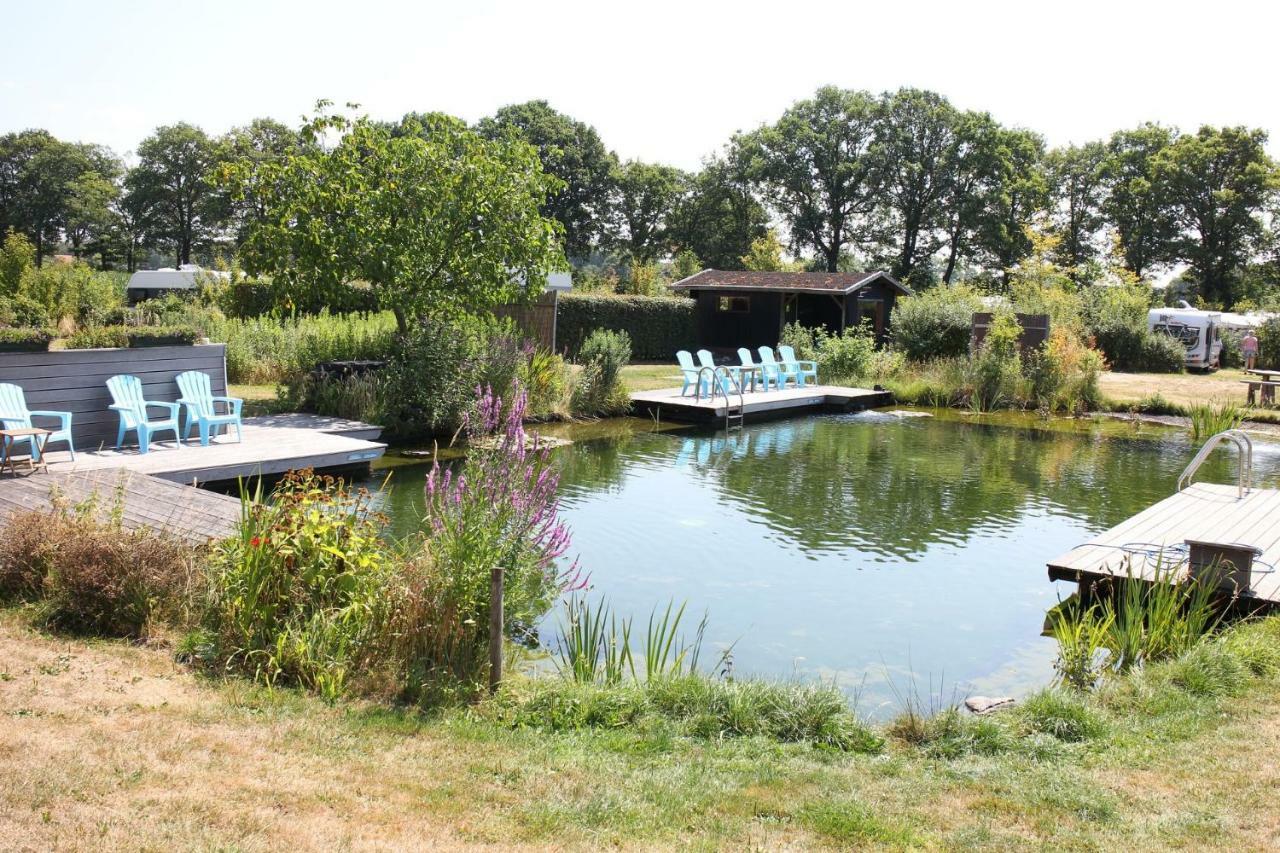 B&B Pipowagen "De Luxe" Op Wellness Camping En B&B Meddo Exteriör bild